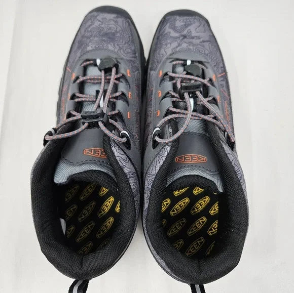 Keen Hiking Shoes Mens Sz 7 Gray Magnet Lightweight Water & Slip Resistant - Picture 6 of 11